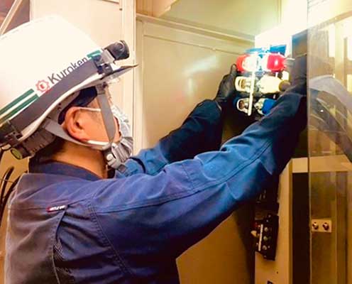 プラントに特化した電気工事