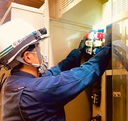 プラントに特化した電気工事